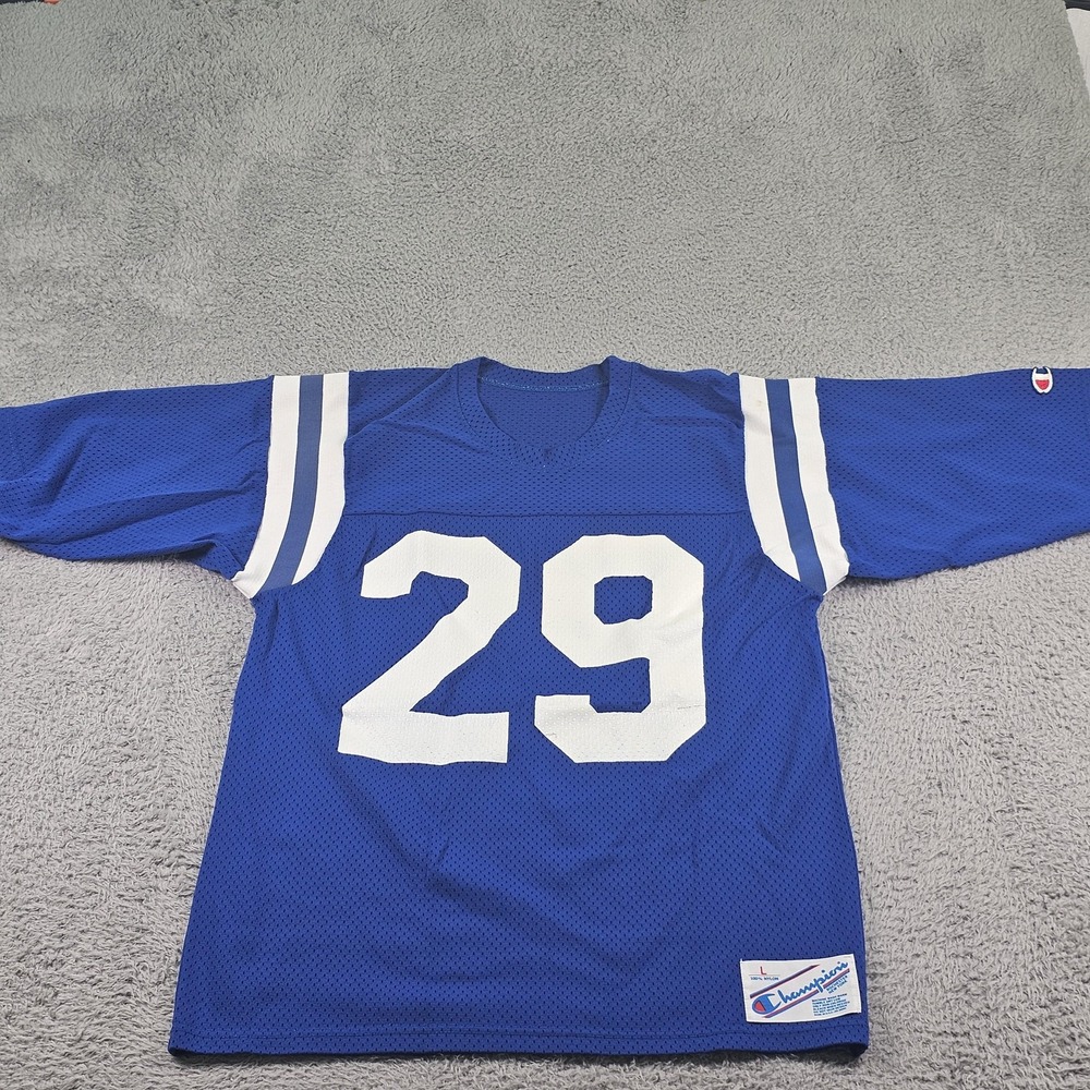 Vintage Indianapolis Colts Eric Dickerson Jersey Mens Large Blue Champion‎ 90s